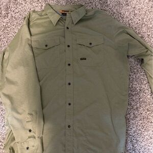 Ariat Olive Green Button-Up Shirt